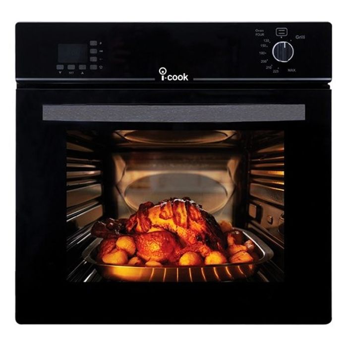 FOUR ENCASTRABLE UNIONAIRE I-COOK BO6060G GAZ/GAZ 70L - NOIR