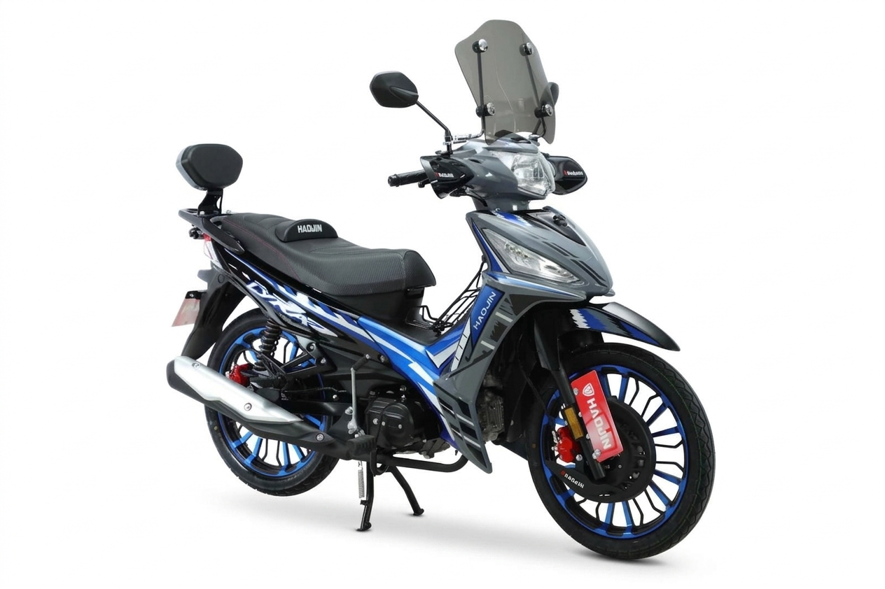 MOTOCYCLE HAOJIN LYRA 2 - 107 CC - BLEU