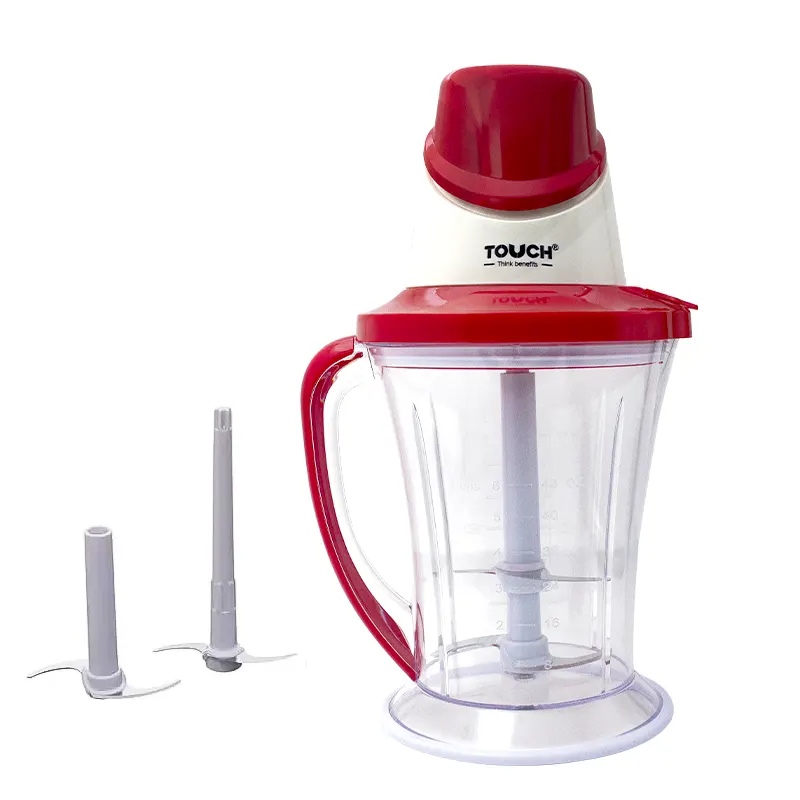 HACHOIR A VIANDE TOUCH 1.5L AVEC ACCESSOIRES - ROUGE