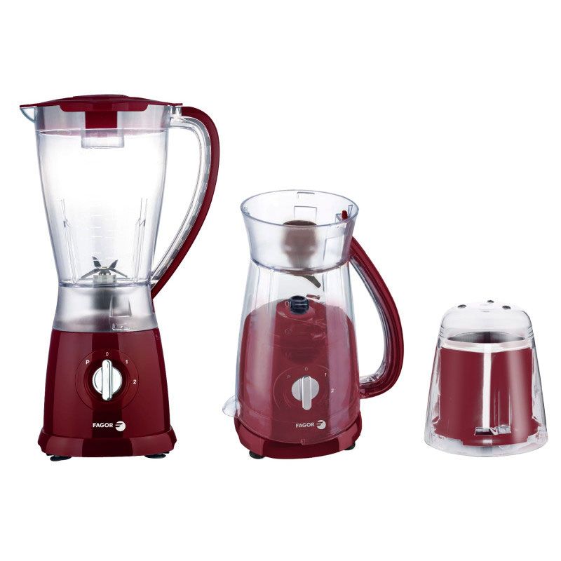 Blender FAGOR FG888 Avec Mini Hachoir 500W - Rouge