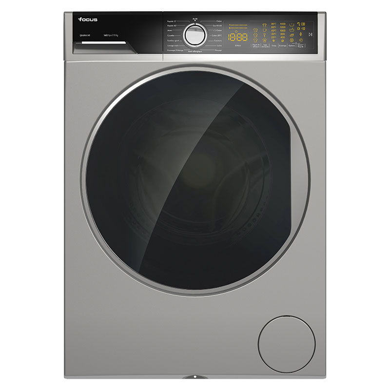 Lave linge Frontal FOCUS QUADRA.1411 - 11kg - Inverter - Silver