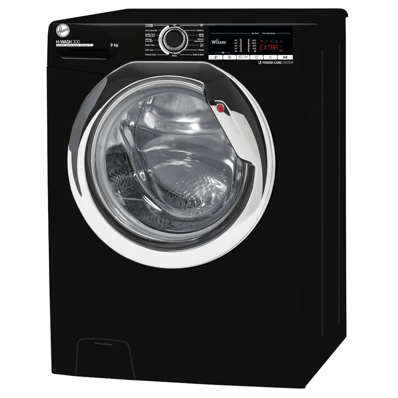 Lave linge Hoover 9KG Smart - Wifi - INVERTER- H3WS495TACBE-80- 1400 trs - Noir