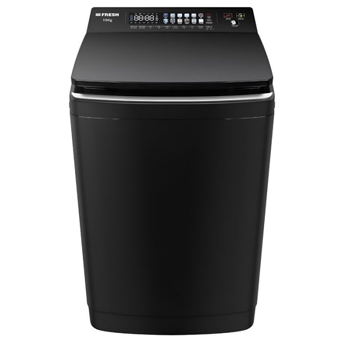Lave linge Top FRESH FTM-15B 15kg - Noir