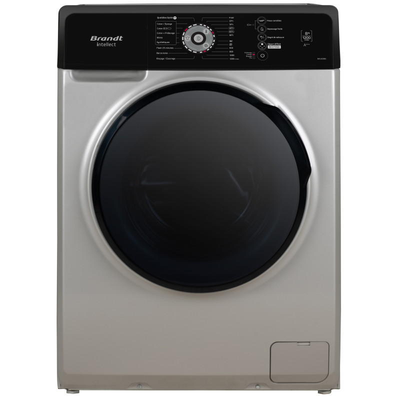 Lave Linge Frontal BRANDT BAL82SBL 8 Kg - Silver