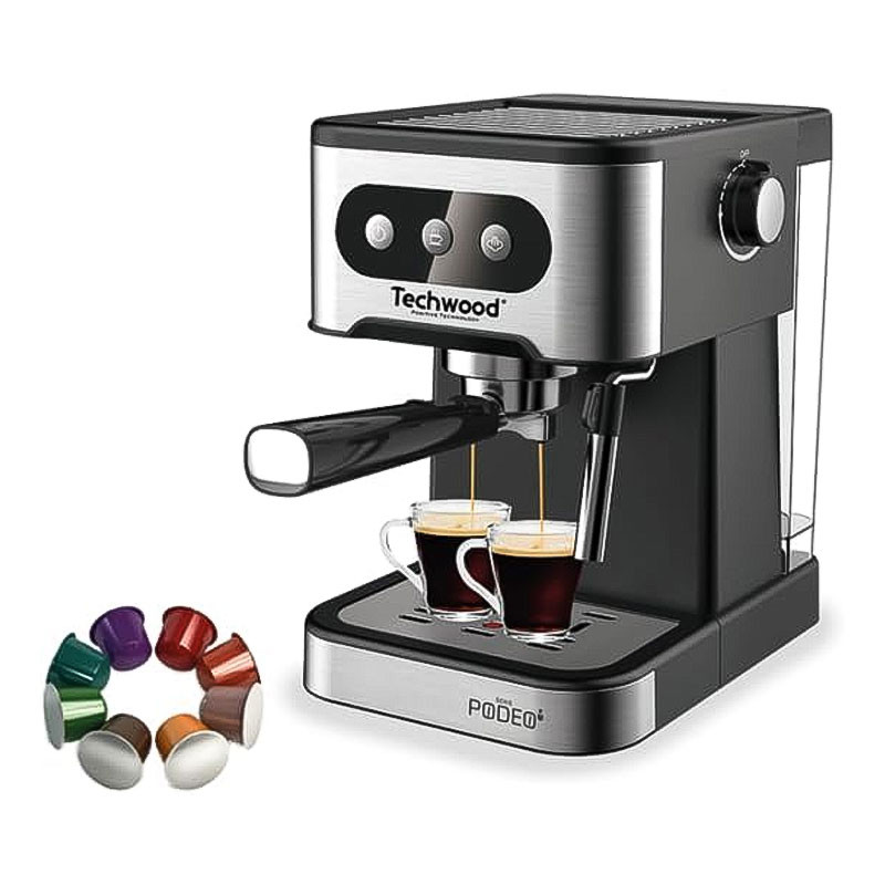 Machine Expresso TECHWOOD TCA-156EXN 1.5L - 1350W - Noir
