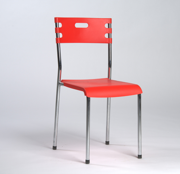 Chaise Mega Chromé - Rouge