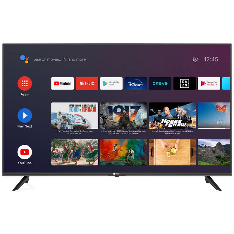 Téléviseur VEGA 32" L32F1HBG HD LED Android Smart - Noir + Support mural