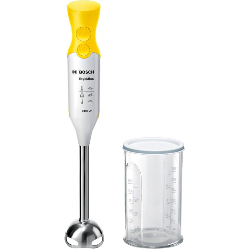 Mixeur Plongeant BOSCH Intense MSM66110Y 600W - Jaune&Blanc