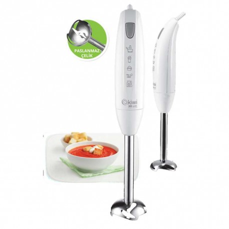 Mixeur plongeant Kiwi 300 Watt - Blanc KHB 4415