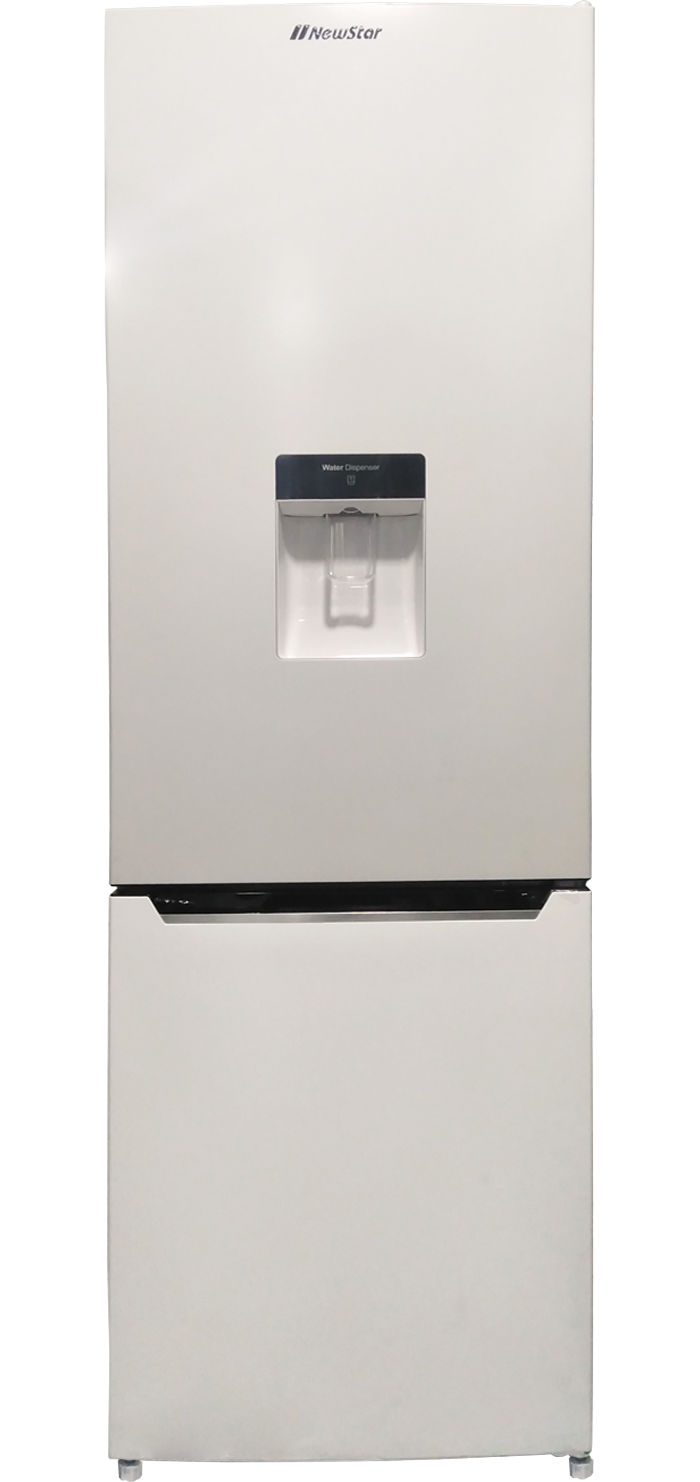 Réfrigérateur Combiné NEWSTAR Defrost 262L avec Fontaine Intégré - Blanc - 3950 WDW