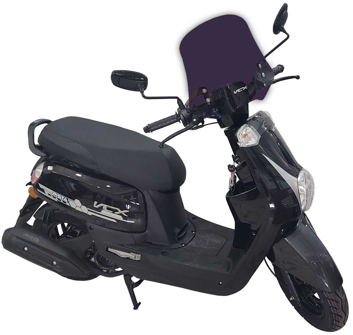 SCOOTER PISTA VCX 102CC NOIR MATT ( CARTE GRISE)