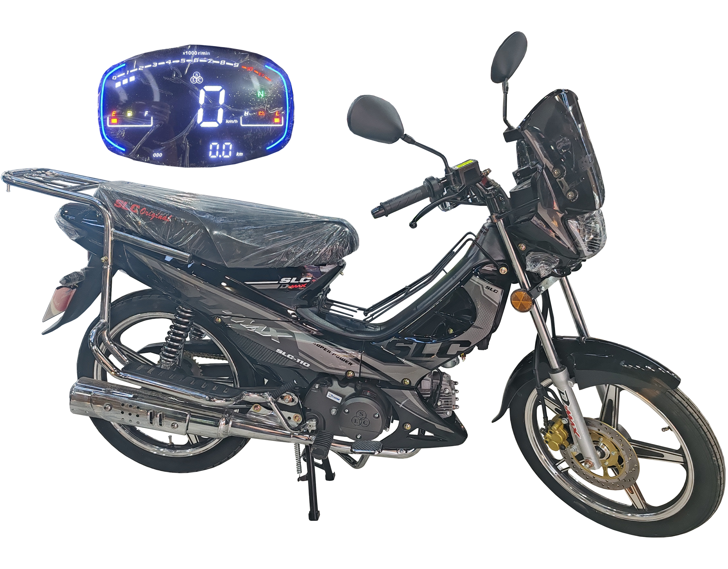 Motocycle FORZA SLC D-MAX+ 110CC - Noir