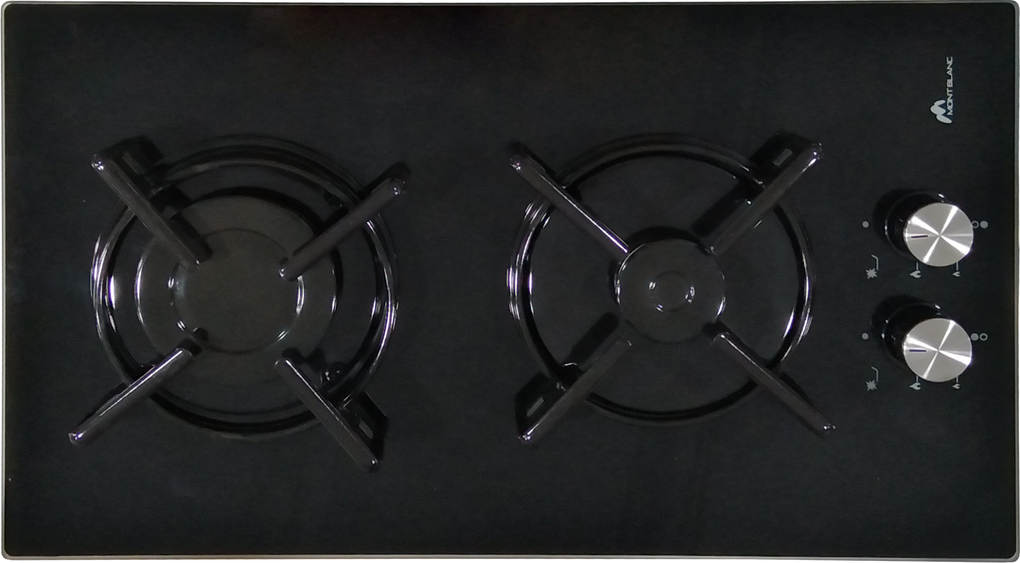 Plaque de Cuisson MONT BLANC PBS30/2 - 2 Feux - 30 cm - Vitro noir -  Electro Chaabani vente electromenager