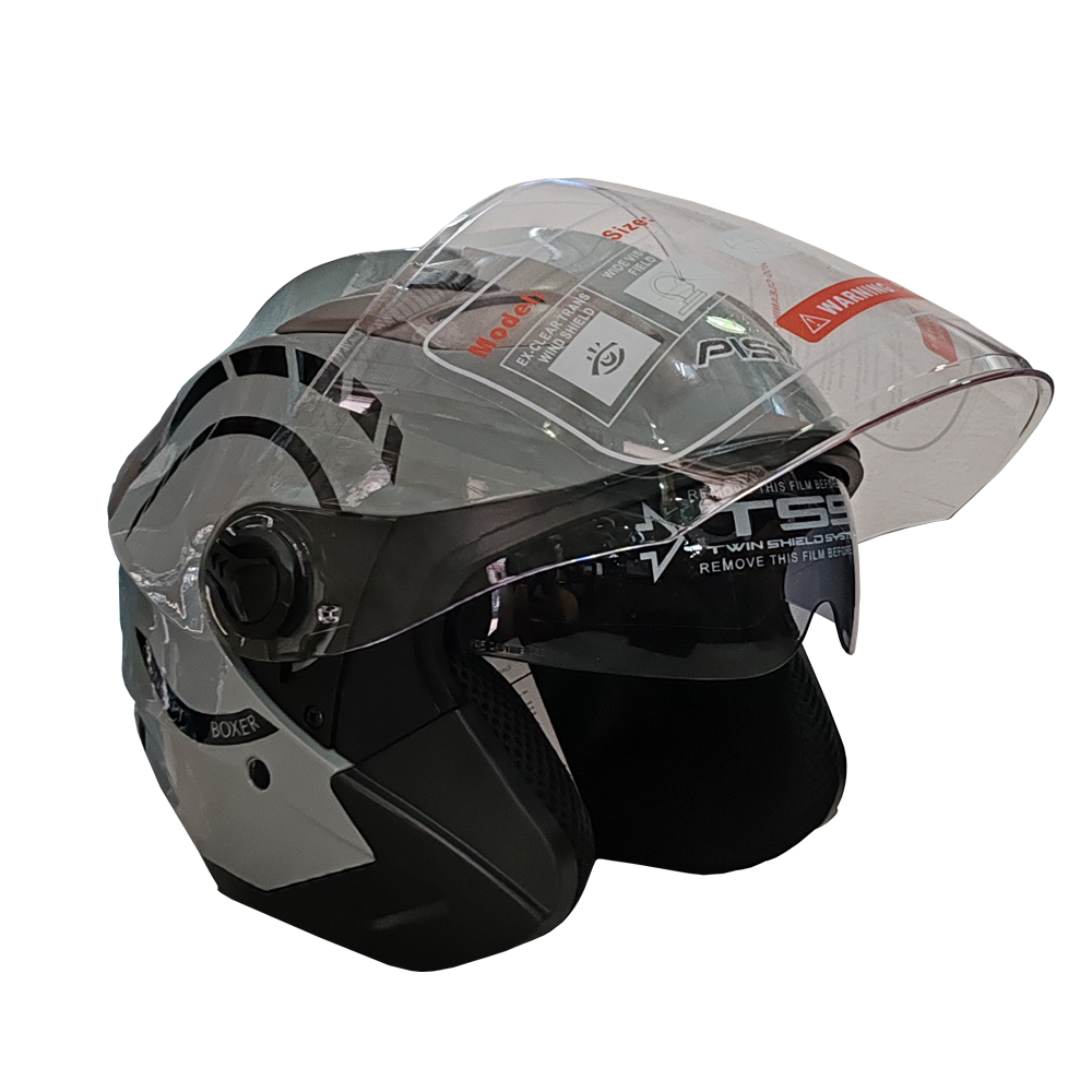 CASQUE MODEL JET PISTA GRIS NARDO - L