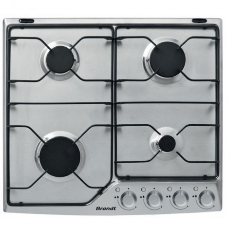 Plaque de Cuisson BRANDT 4 Feux - 60 cm - Inox - BPE8610X