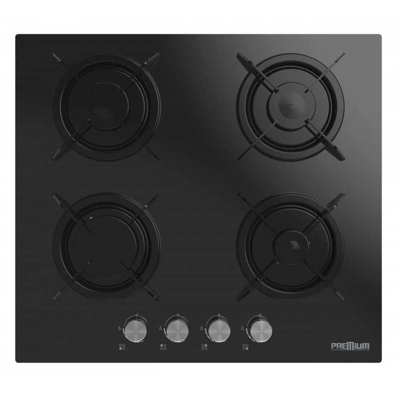 Plaque de cuisson encastrable PREMIUM AP 1640 BS02 - 4 Feux - 60 cm - Noir