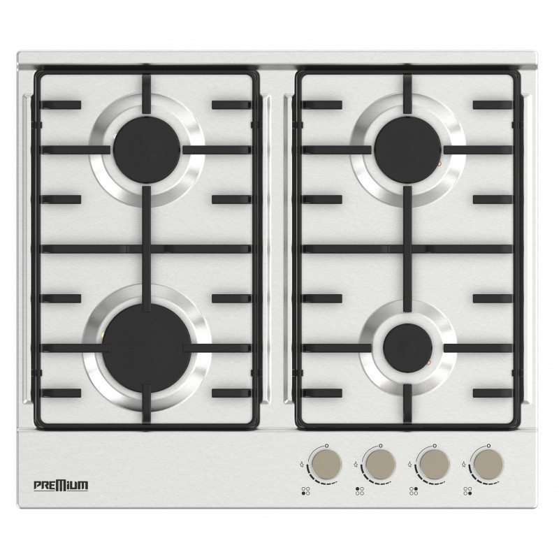 Plaque de cuisson encastrable PREMIUM AP640.XS02 - 4 Feux - 60 cm - INOX