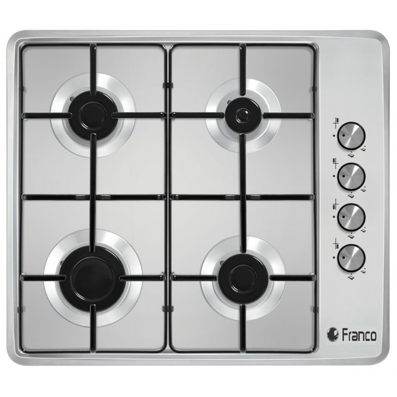 Plaque de Cuisson FRANCO 60340-I 4 Feux 60 cm Inox