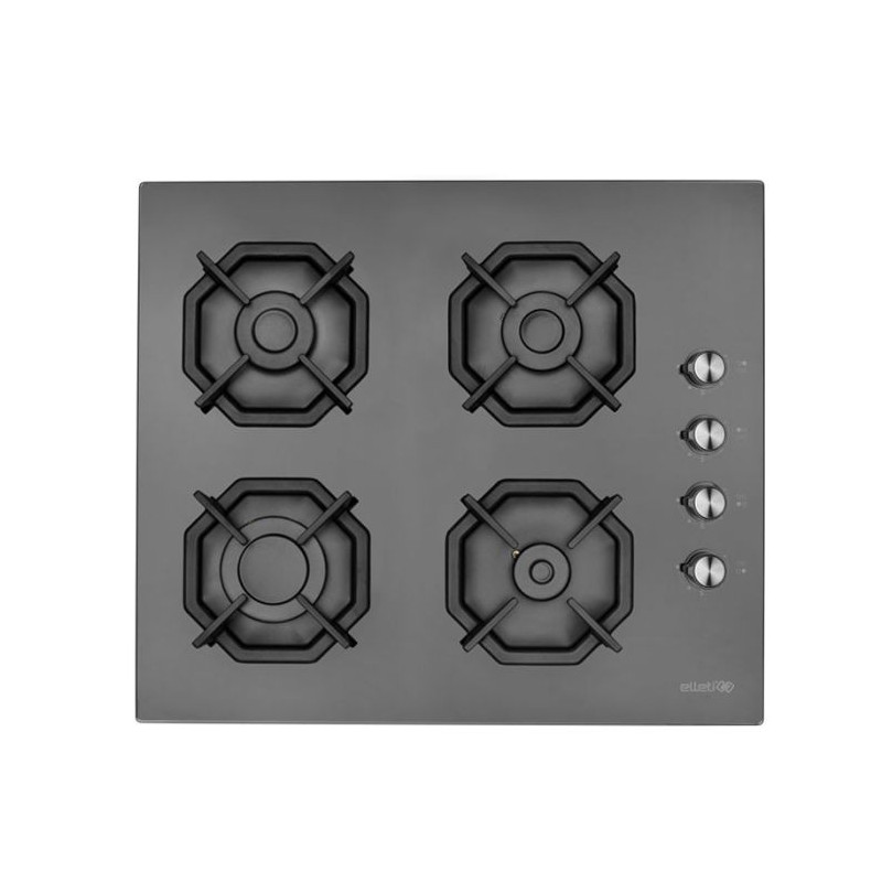 Plaque de cuisson ELLETI 12225KN 4 feux - 60cm - Vitro Noir