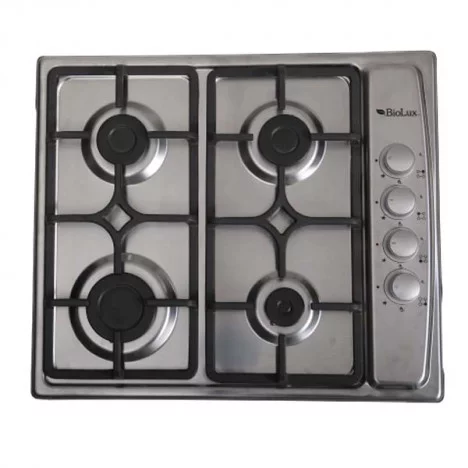 Plaque Encastrable BIOLUX 4 Feux - Inox - 5855 XTC