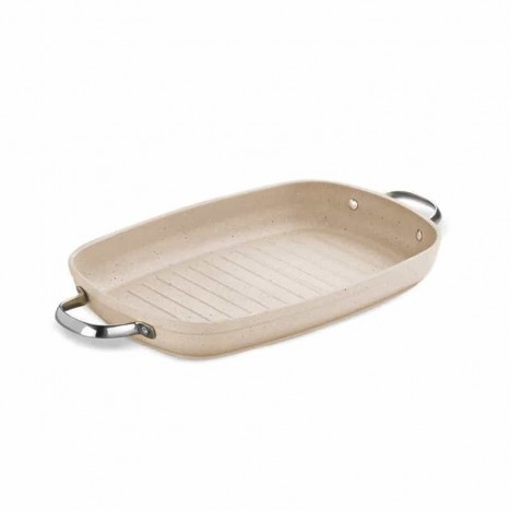 Poêle Grill KORKMAZ Granita 35X25 cm - Beige - A1274