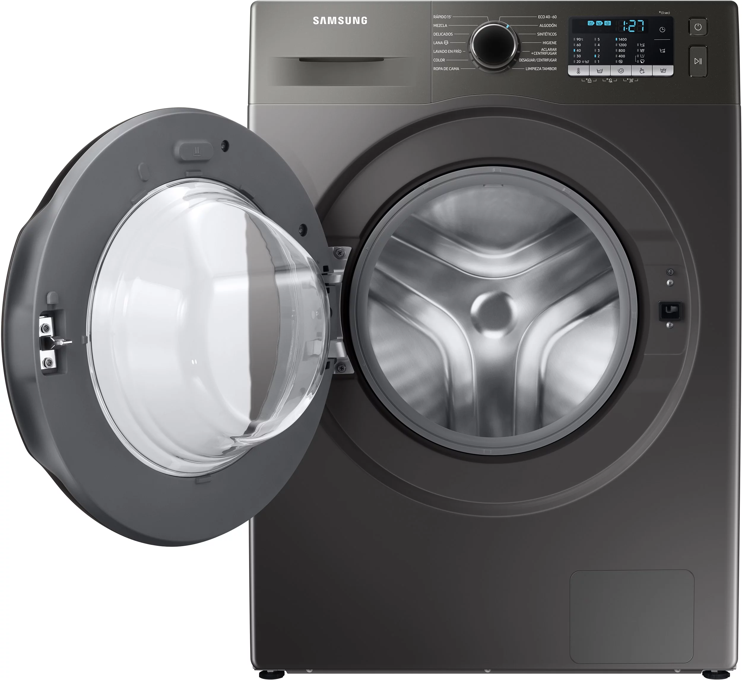 Lave linge SAMSUNG WW90TA046AXEF Inverter - 9Kg - Inox