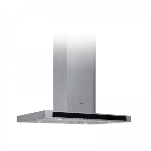 HOTTE CENTRALE FOCUS LINE 120CM TACTILE INOX QUADRA.1120