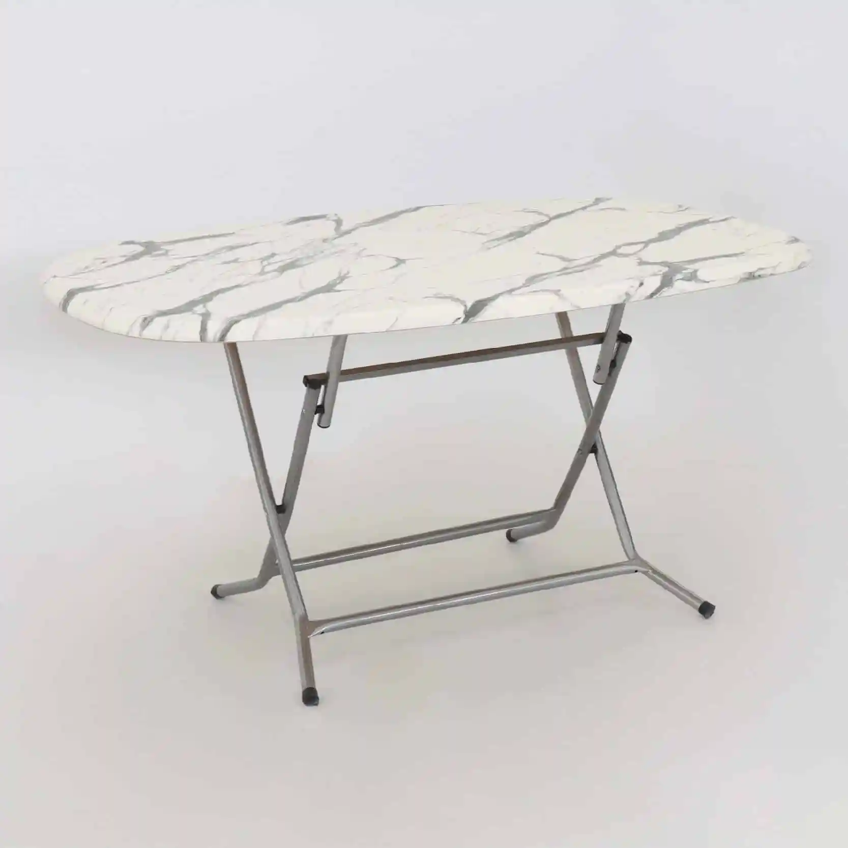 Table Pliante SOTUFAB Ovale 146x94 Werzalit - TC0089MBA - Marbré Afyon