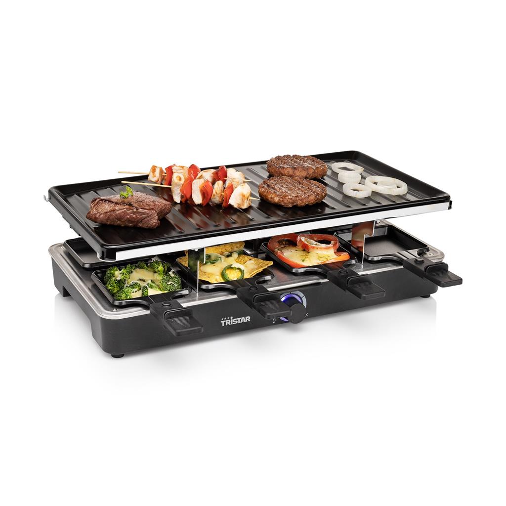 Appareil à Raclette TRISTAR RA-2722 - 8 Personnes - Noir