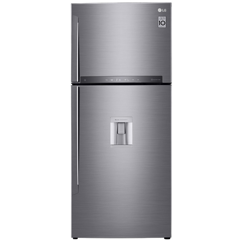 Réfrigérateur LG GL-F502HLHL No Frost - 438L  Avec Fontaine - Silver