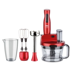 Mixeur Multifonction Fakir Mr Chef Quadro 1000W - Rouge & Noir