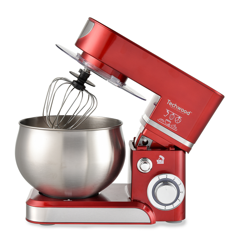 Robot Pétrin TECHWOOD TRO-1065 - 1000W - 5L - Rouge