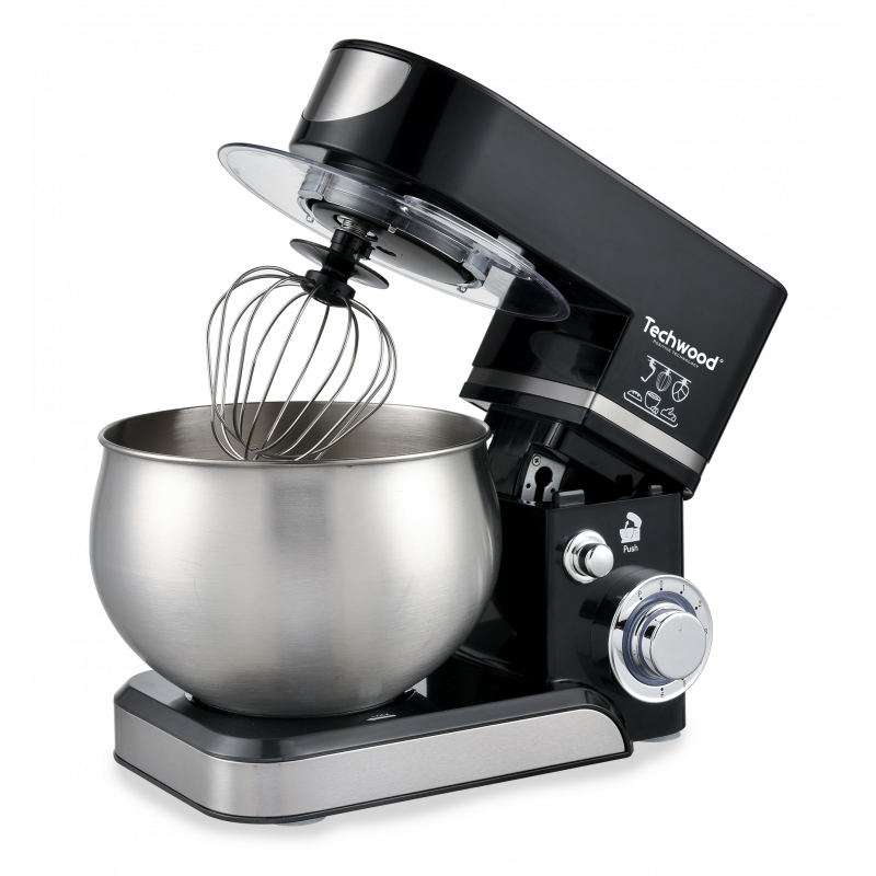 Robot Pétrin TECHWOOD TRO-1066 - 1000W - 5L - Noir