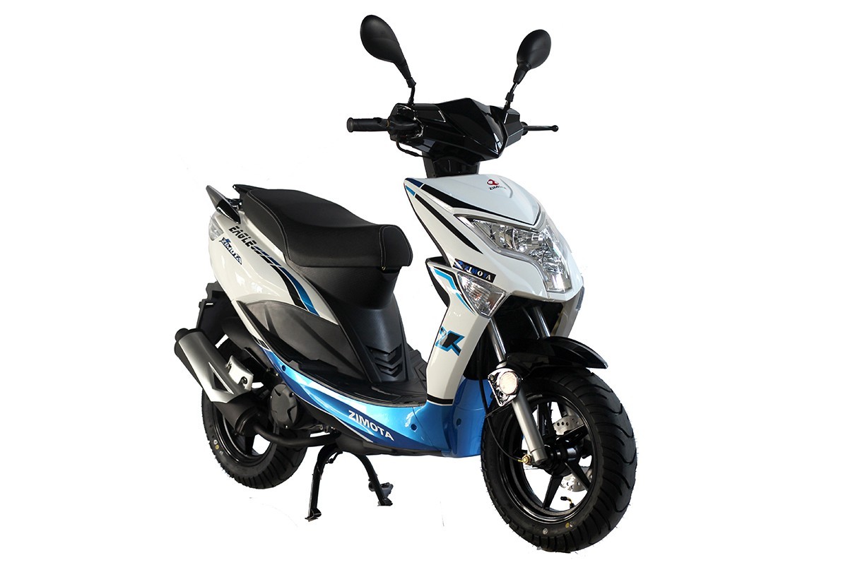 Scooter ZIMOTA Eagle 50 Blanc/Bleu