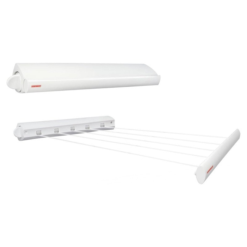 Séchoir Mural LEIFHEIT Rollfix 210 Longline - 83040 - Blanc
