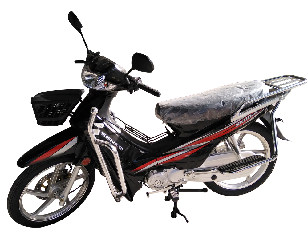 Motocycle SENKE SK 110 107 cm³ - NOIR + Repose pied - Carte Grise Offerte
