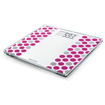 Pèse-personne numérique Plastique Blanc/Rose Soehnle 63846 Style Sense Compact 300