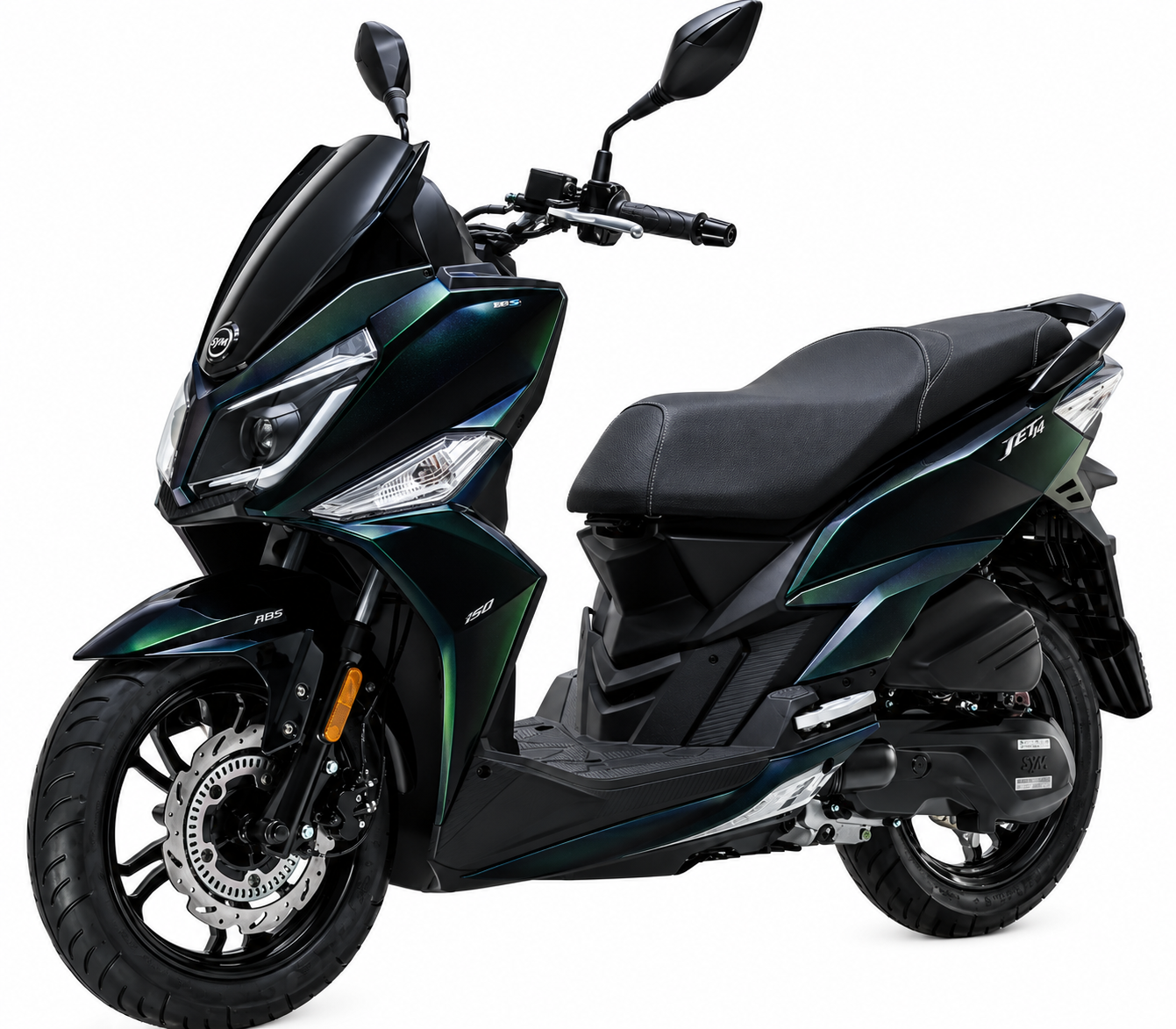 SCOOTER SYM JET 14 125 CC EURO 4 CARBURATEUR - GREEN CHAMELEON