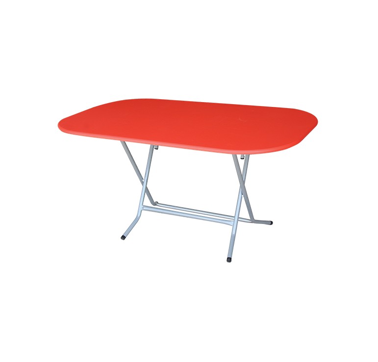 Table Pliante SOTUFAB Ovale 146*94 cm PVC Rouge - TC00011RG