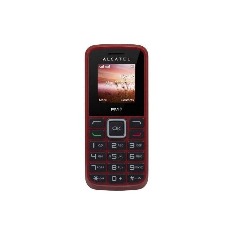 Téléphone Portable Alcatel 1010D Rouge  - Double SIM