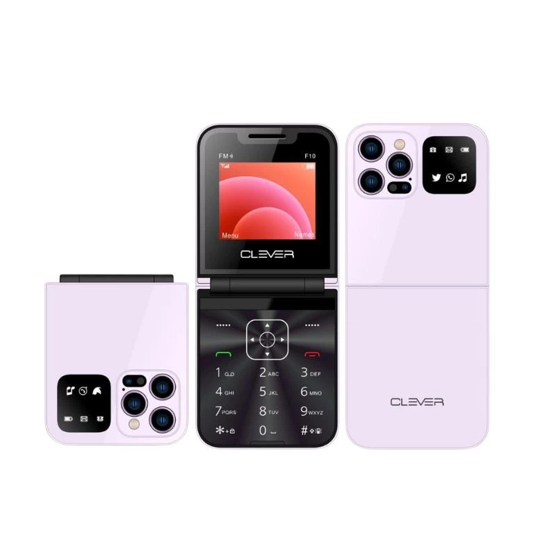 Téléphone portable Clever F10 Violet