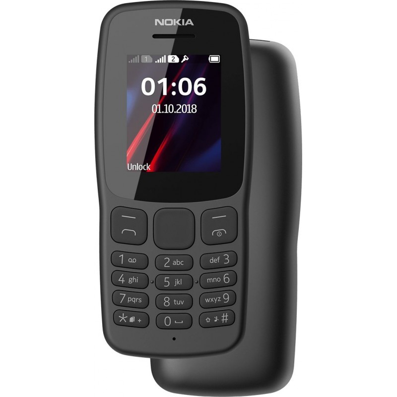 Téléphone Portable Nokia 106 - Double SIM - Gris