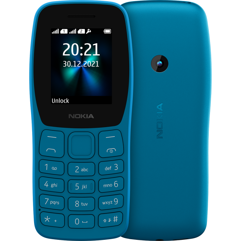 Téléphone Portable Nokia 110 - Bleu