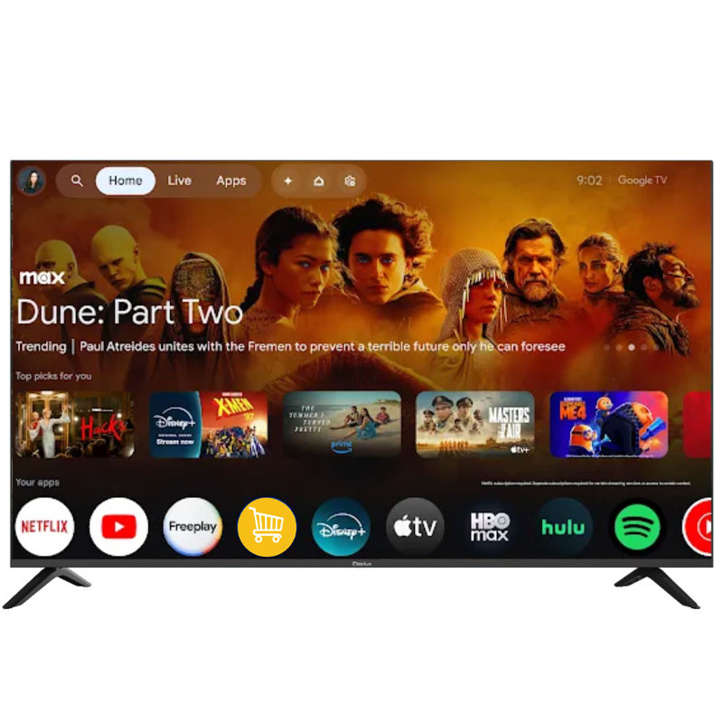 Téléviseur BIOLUX 65" UHD 4k SMART Android Google Tv - ECO65RSM