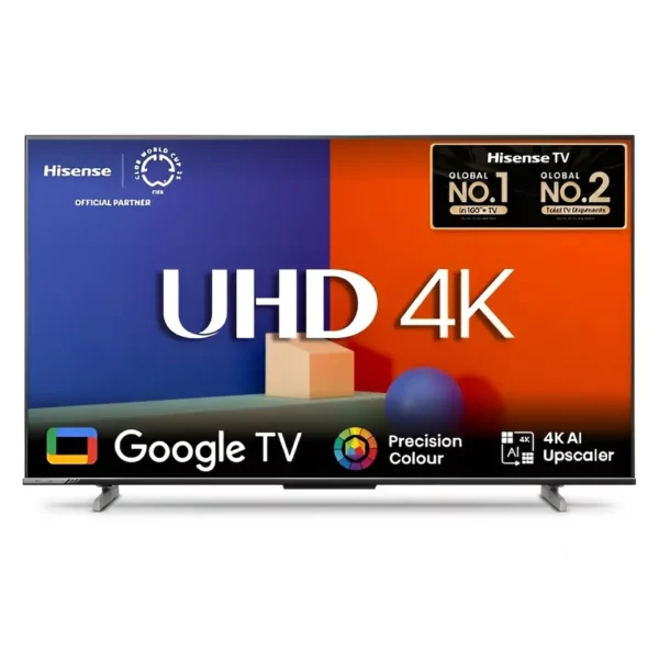 TV DLED Hisense A6500N 65" Smart 4K UHD Google TV - Noir