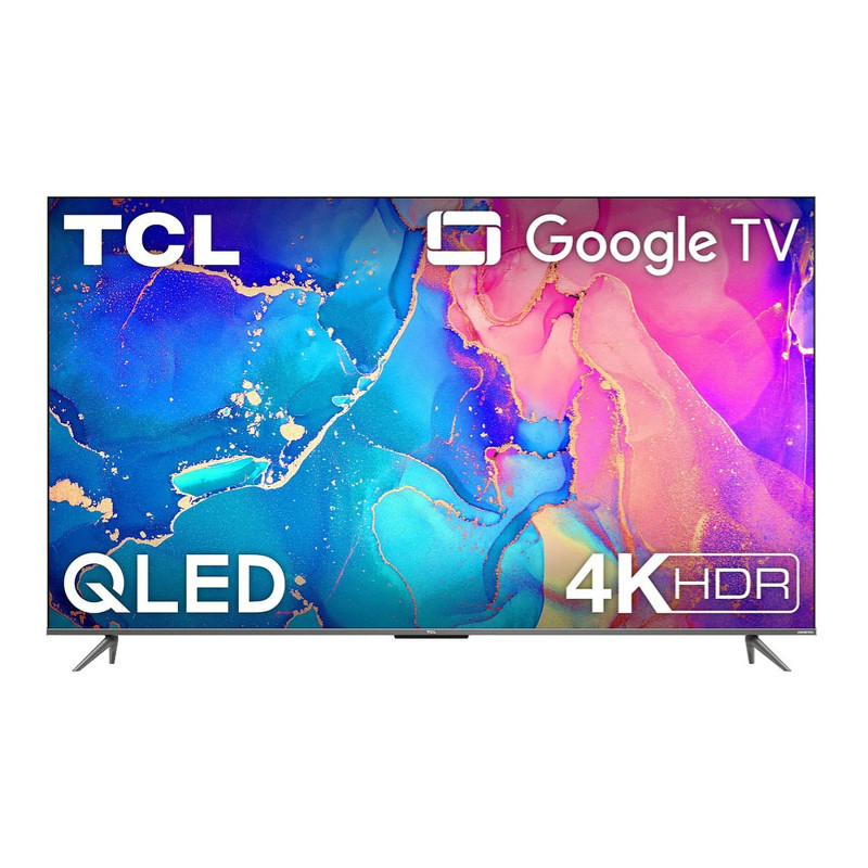 Téléviseur TCL C635 55" 4K QLED Google TV & Game Master Pro Noir - 55C635