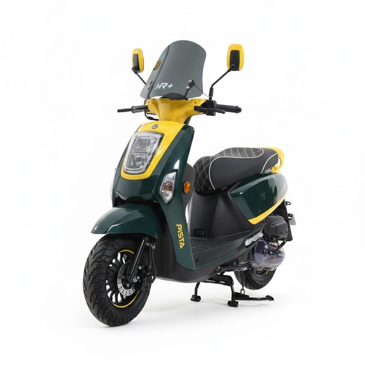 SCOOTER PISTA HR+ 110CC - VERT/JAUNE ( CARTE GRISE)