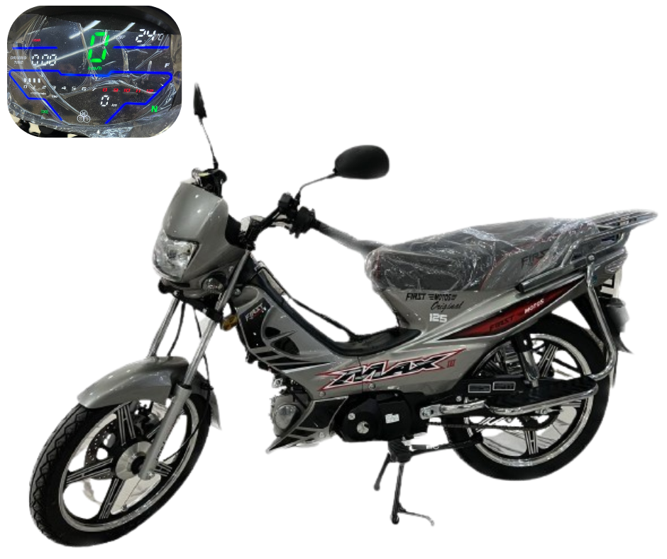 Motocycle Forza MotoStars FIRST MAXIII 3- 125CC - DIGITAL Gris