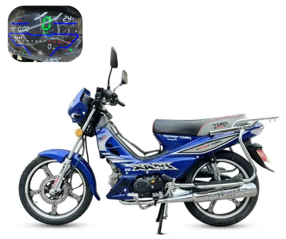 Motocycle Forza MotoStars FIRST MAXIII 3- 125CC - DIGITAL Bleu