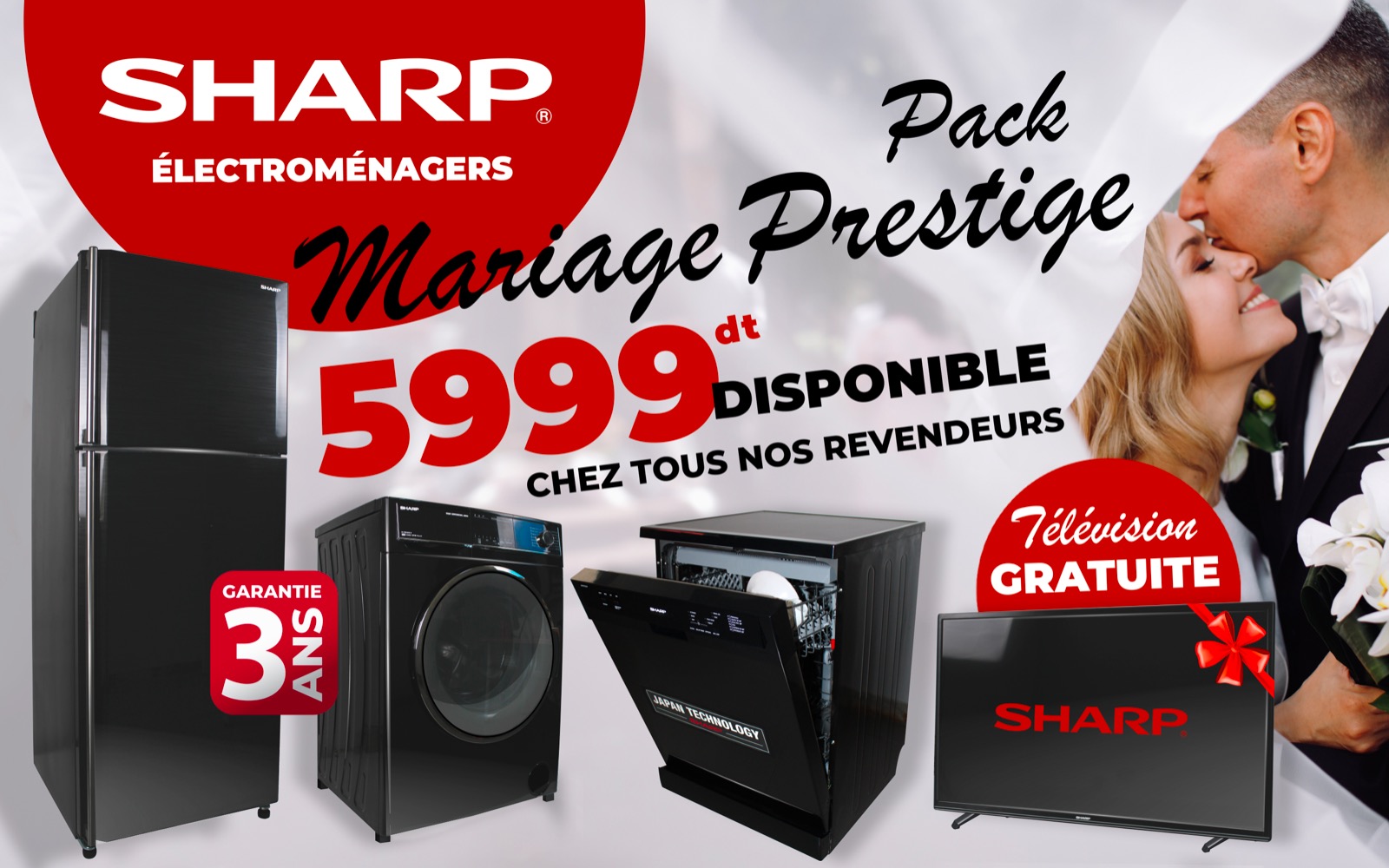 Pack Mariage Prestige SHARP